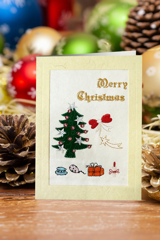A Cozy Christmas Wish – Embroidered Tree & Delights